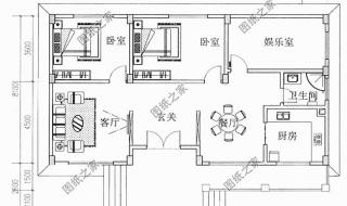 农村自建房一层图纸大全